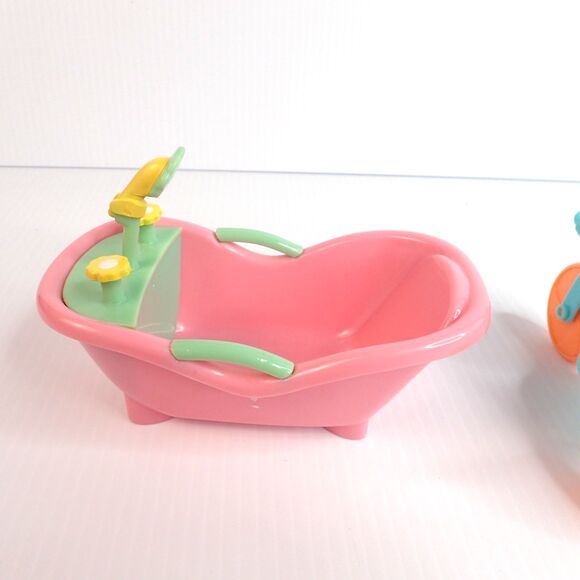 Berenguer Lil Cutesies Vinyl Babies 5 Inch Mini Dolls Lot Tricycle Bath - Picture 9 of 12